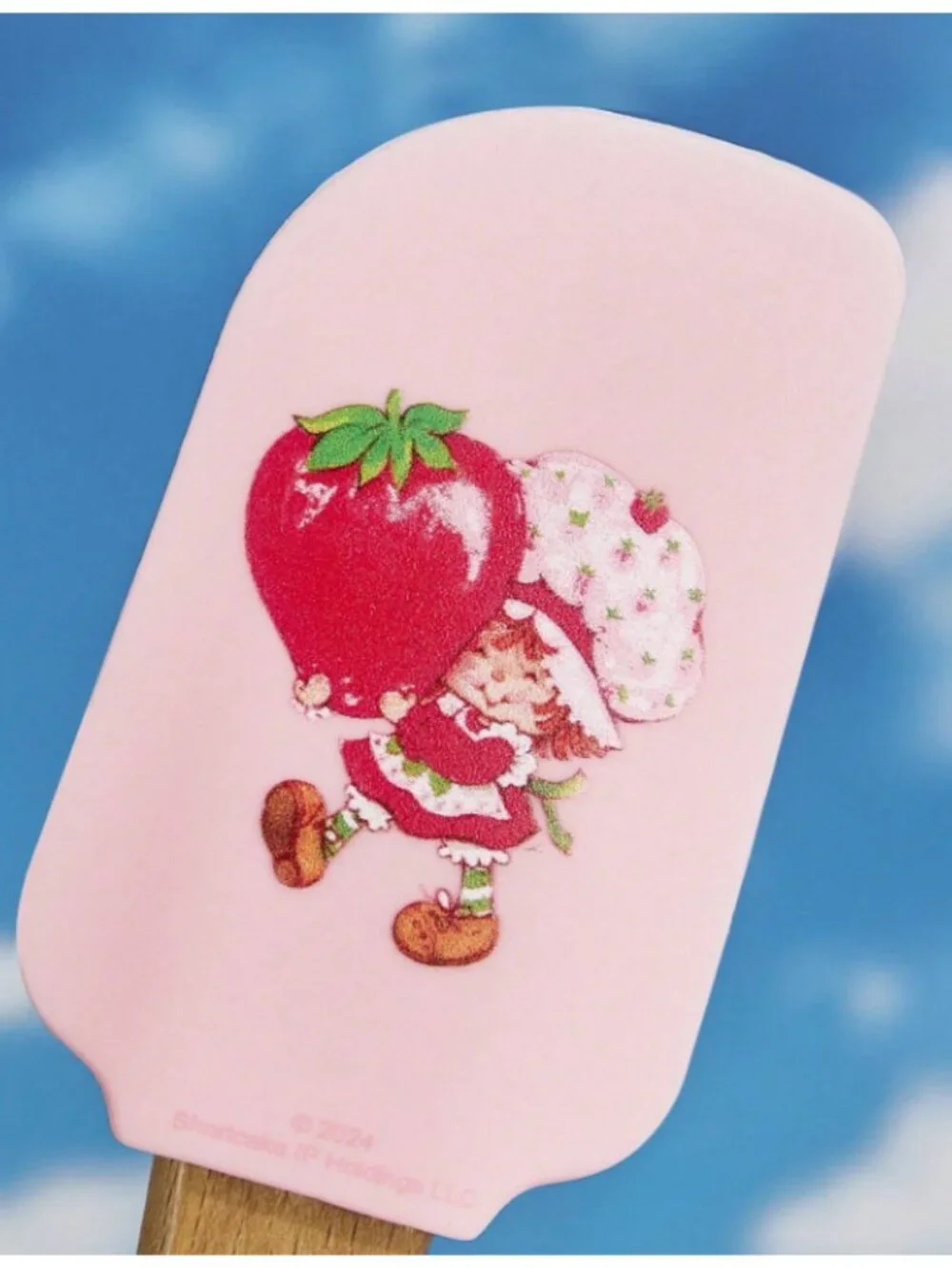 Strawberry Shortcake 2‑Pc Silicone Spatula Set Cute Cartoon Strawberry Print